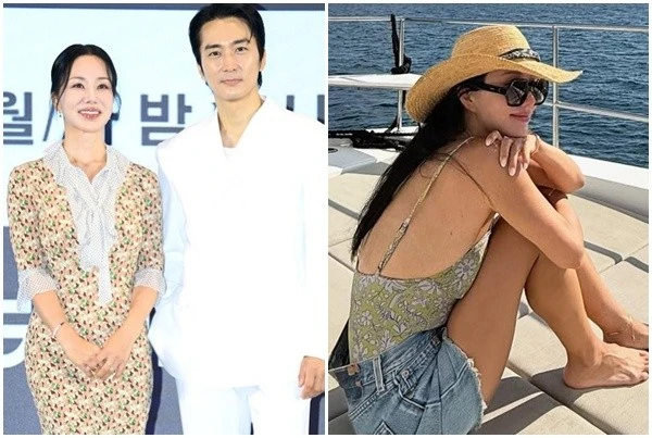 Bạn gái màn ảnh của Song Seung Hun khoe dáng nuột nà với bikini ở tuổi U60