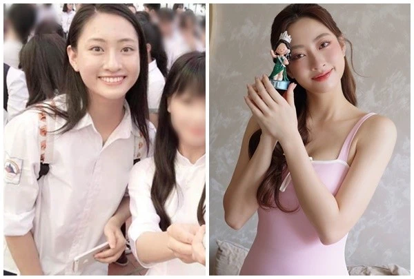 Lương Thùy Linh khoe ảnh mộc mạc thời học sinh