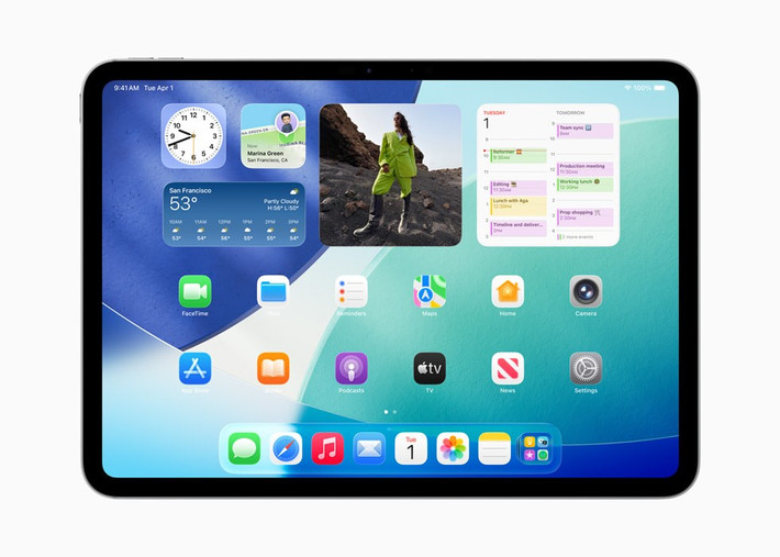 Thiết kế đẹp mắt mang đến diện mạo mới cho iPad, giúp trải nghiệm trở nên biểu cảm và thú vị hơn. Trong khi vẫn duy trì tính đơn giản của iPad, iPadOS 26 giới thiệu một hệ thống cửa sổ hoàn toàn mới mạnh mẽ và trực quan với các tính năng mới giúp người dùng kiểm soát, sắp xếp và chuyển đổi giữa các ứng dụng.