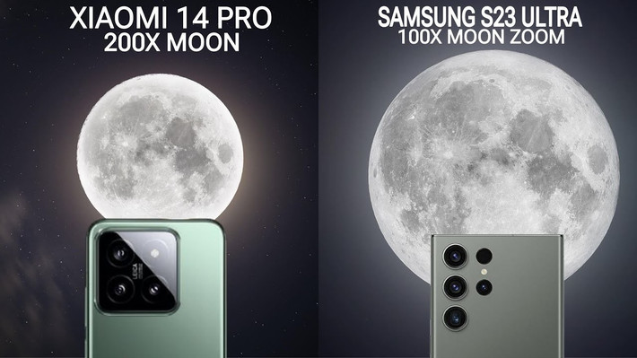Ngược lại, nhiều máy flagship Android như Samsung Galaxy Ultra, vivo X Series, Huawei P Series, Xiaomi hay Google Pixel đều hỗ trợ zoom 100x trở lên. Ngoài ra, các hãng này đều có AI chuyên biệt để hỗ trợ chụp ảnh thiên văn, đặc biệt là chụp mặt trăng.