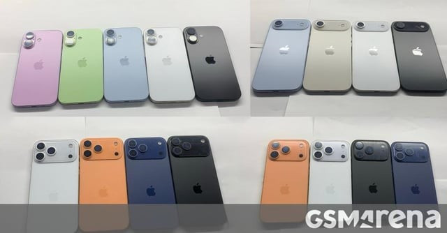 Dòng iPhone 17 liên tục bị rò rỉ, và hình ảnh mới nhất cho thấy toàn bộ dòng sản phẩm với đầy đủ các màu sắc. Hình ảnh được chia sẻ bởi Sonny Dickson, mô tả toàn bộ bảng màu của iPhone 17, 17 Air, 17 Pro và 17 Pro Max.