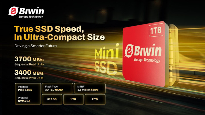 Thiết bị lưu trữ này có tốc độ đọc ghi cao hơn gấp 3 lần so với thẻ MicroSD.