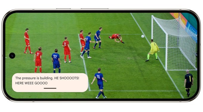 Điện thoại Pixel cũng có phụ đề chi tiết hơn cho nội dung video, bao gồm cả phát trực tiếp. Ví dụ, bạn sẽ thấy phụ đề mô tả xem ai đó đang thì thầm, ngáp hay hắng giọng.