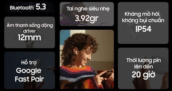Xiaomi Redmi Buds 4 Lite có âm lượng lớn, thiên sáng, nhưng bass khá yếu. Với những người không quá khắt khe về âm thanh, đây vẫn là lựa chọn dễ chấp nhận để nghe tin tức, podcast.