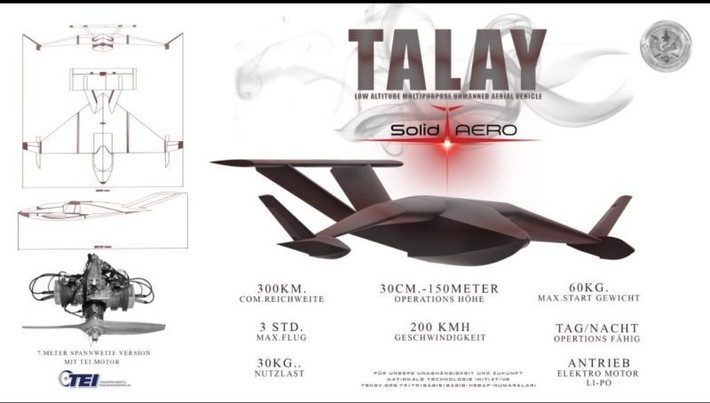 UAV của công ty Solid Aero có thời gian hoạt động xấp xỉ 3 giờ và có thể hoạt động hiệu quả ngay cả trong điều kiện sóng biển cấp 3. Hệ thống tiên tiến này có thể thực hiện các nhiệm vụ tuần tra, trinh sát, tấn công hoặc vận tải tùy theo yêu cầu.