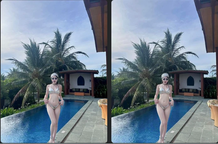 Em gái “chủ tịch” Văn Toàn lần đầu khoe trọn body với bikini