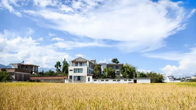 Cận cảnh biệt thự 700m2 4 con trai góp tiền xây tặng ba mẹ 