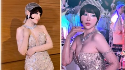 'Phú bà' Huyền Baby tạo bất ngờ với mái tóc ngắn cá tính