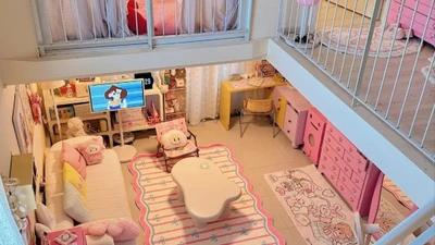 Bên trong căn hộ 60m2 đẹp như trong bối cảnh phim ngôn tình