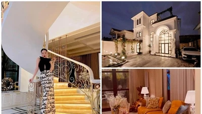 "Lóa mắt" trước nội thất xa hoa trong biệt thự 600m2 của Lệ Quyên 