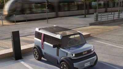 Dacia Hipster - ôtô điện giá rẻ, dùng điện thoại thay màn hình giải trí