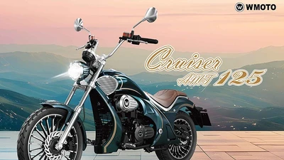 Xe môtô chopper WMoto Cruiser AMT đẹp long lanh, rẻ ngang Honda Vision