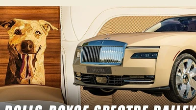 Rolls-Royce Spectre "độc ​​nhất vô nhị" phong cách cún cưng của đại gia