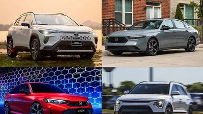 Top ôtô hybrid tiết kiệm nhiên liệu nhất năm 2025