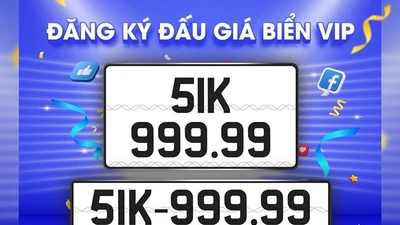Đấu giá biển số xe mang về ngân sách nhà nước 6.400 tỷ đồng
