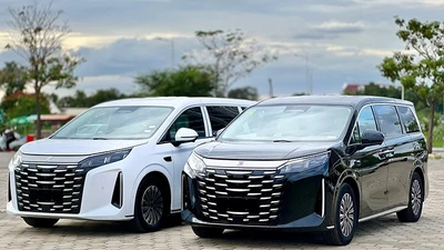 Cận cảnh BYD M9 tại Việt Nam, MPV "sang chảnh" như Toyota Alphard