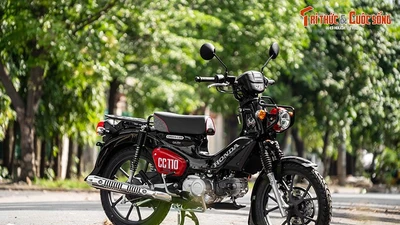 Tận thấy Honda Cross Cub Kumamon 2025 "gấu đen" tại Việt Nam