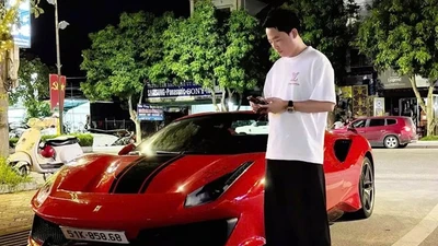 Siêu xe Ferrari 488 Pista Spider của Hoàng Kim Khánh "phượt" Hà Tĩnh