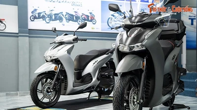 Cận cảnh Honda SH 350i 2025 nhập Ý đầu tiên về Việt Nam