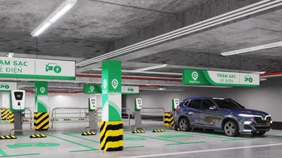 Hà Nội xuất hiện chỗ đỗ ôtô điện giá nửa tỷ đồng