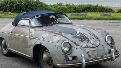 Porsche 356 1955 đắt nhất thế giới "ngủ" trong kho thóc 60 năm