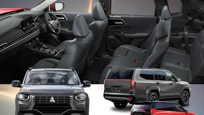 Mitsubishi Pajero Sport 2026 thế hệ mới tiếp tục lộ "ảnh nóng"