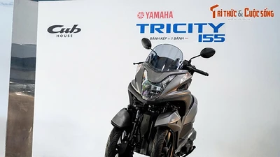 Cận cảnh "xế nổ 3 bánh" Yamaha Tricity 155 tại Việt Nam