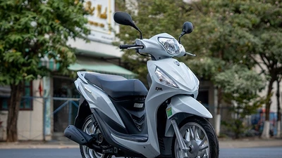 Cận cảnh SYM Shark 50cc 2025 giá 26,5 triệu đẹp như Honda SH