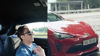 Cường Đô la cầm lái Toyota 86 số sàn "độ khủng" phượt hơn 1.000km 
