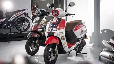 Chi tiết Honda Giorno+ Moto2 ThaiGP "hàng hiếm" tại Việt Nam