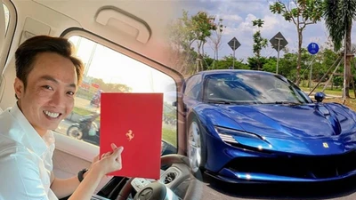 Cường Đô la "tái xuất" cùng Ferrari SF90 Spider gần 55 tỷ