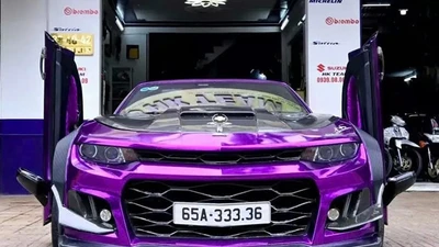 Ngắm Chevrolet Camaro mui trần hàng hiếm biển "tứ quý 3" của đại gia Cần Thơ