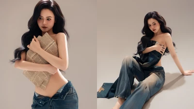Hot girl TikTok Bò Chảnh "chơi lớn" khoe vai trần cực bạo