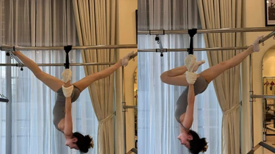 Chu Thanh Huyền khoe vóc dáng, tập pilates "độ body" 