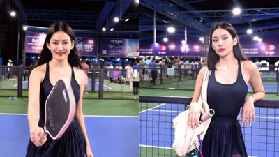 "Hot girl pickleball" Milan Phạm tái xuất "cực điện ảnh"