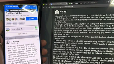 Xôn xao giảng viên ĐH Vinh gửi video 18+, gạ gẫm sinh viên