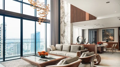 Bên trong penthouse view Hồ Tây đắt giá của gia chủ 4 tuổi 