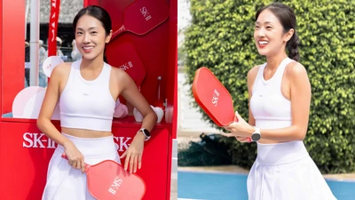 Misoa Kim Anh tươi tắn, tràn đầy năng lượng trên sân Pickleball