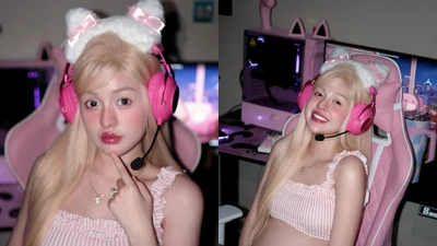 "Hot girl trứng rán cần mỡ" đu trend búp bê, netizen khoe visual "siêu ngọt"