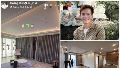 Bên trong căn hộ bạc tỷ của tiền vệ Hoàng Đức tại Hà Nội 