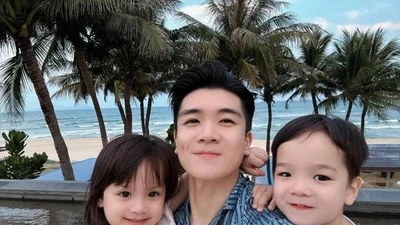 Ảnh giản dị khi làm bố đơn thân của thiếu gia Đỗ Quang Vinh