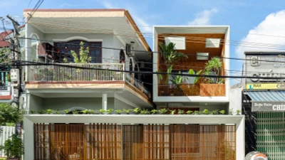 Ngôi ống kết nối hai thế hệ bằng sân trung tâm sáng tạo