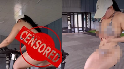 Mặc bikini tập gym, hot girl bị tố chiêu trò "câu view"
