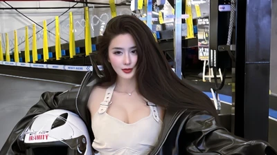 Hot girl Võ Ngọc Trân "đốt cháy" đường đua Go Kart