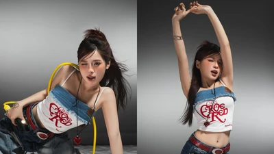 Hot girl Ngọc Kem tung "độ body" cực "chất"