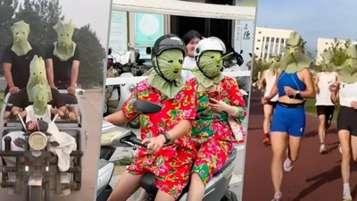 "Chế" khẩu trang bằng lá sen tại Trung Quốc gây bão mạng
