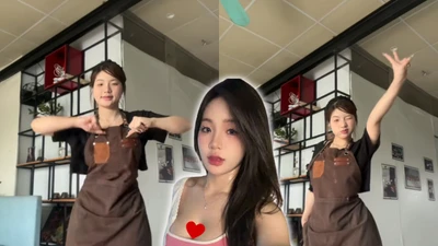 Nữ TikToker là "hot search" xuất hiện với diện mạo khác lạ