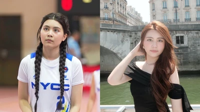 Ái nữ út nhà MC Quyền Linh chiếm spotlight trên sân bóng rổ