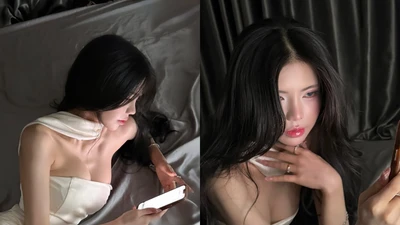 Mai Dora gây sốt với loạt ảnh tạo dáng quyến rũ trên giường