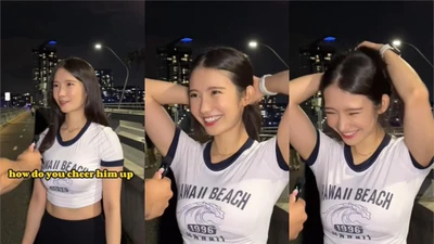 Hot girl gốc Á bất ngờ lộ nhan sắc thật gây chú ý